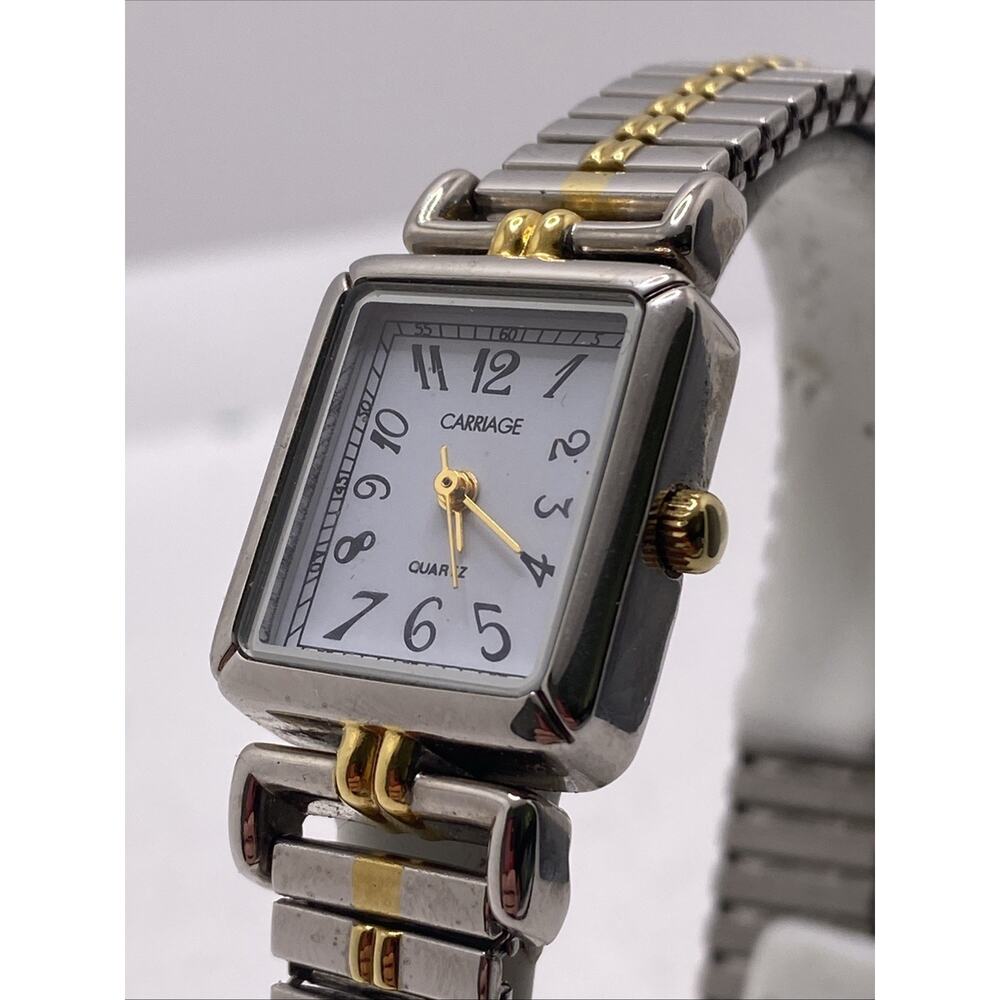 Carriage By Timex Womens Stretch Watch New Battery